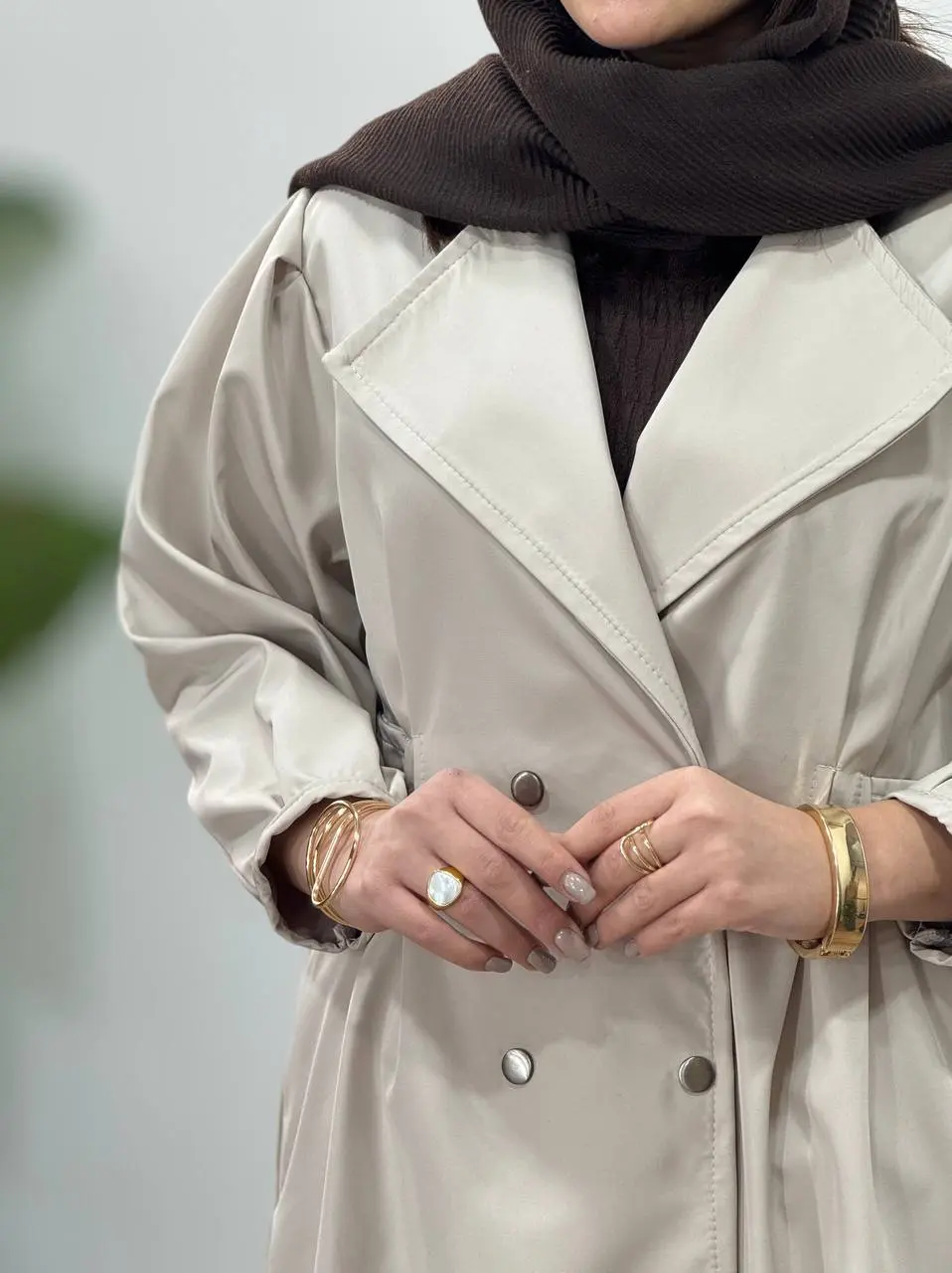 بارونی بلند ضد آب سمن